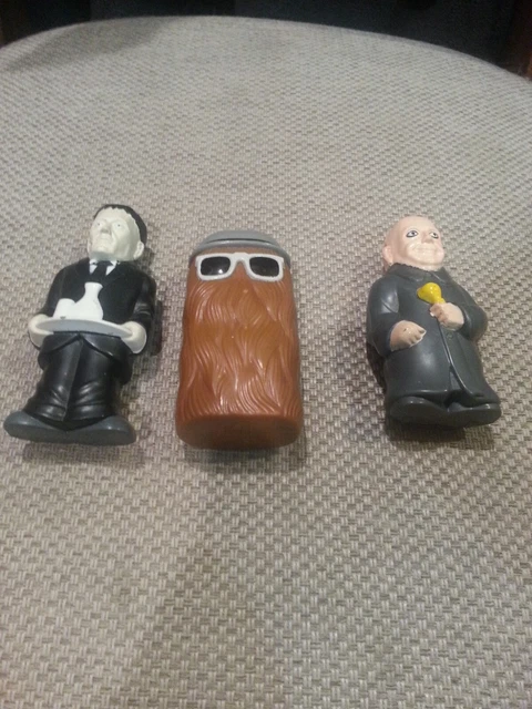 Vintage Ralston Purina / ADDAMS FAMILY 1991 – Set of 3 FLASHLIGHT FIGURINES
