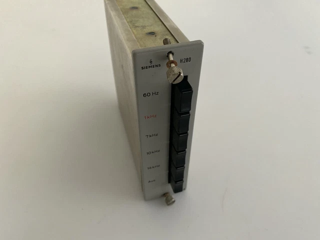 Siemens Sitral H280 Pegeltongenerator „ Pas Testé / Not Testé “
