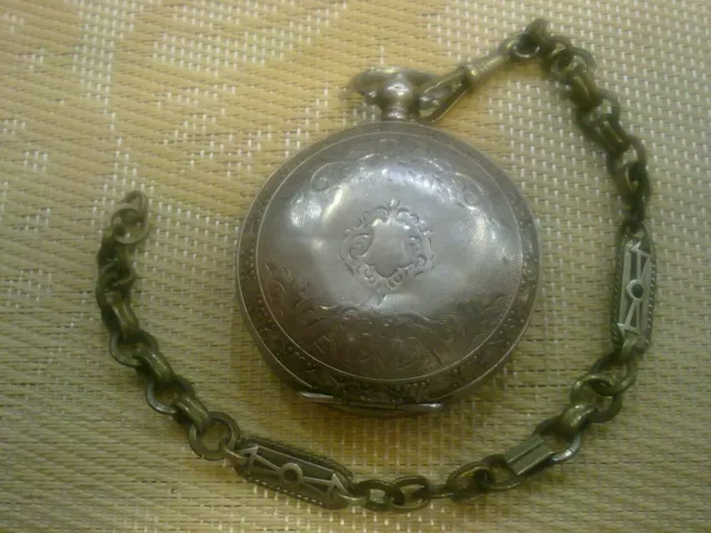 vintage antigue historically  silver  Ottoman pocket watch