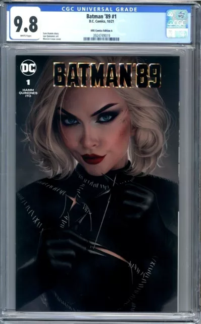 Batman '89 #1 Warren Louw Variant Michelle Pfeiffer Catwoman  CGC 9.8