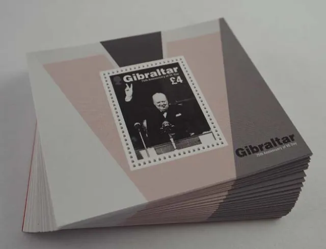 2020 Gibraltar; 100 Blocks Churchill, postfrisch/MNH, Bl. 141, ME 1000,-