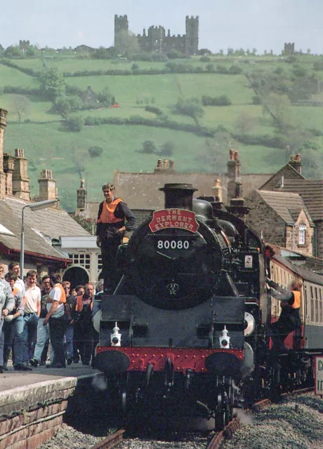 ENGLAND POSTCARD Matlock Railway Station Train Derbyshire UK Facoln Collection