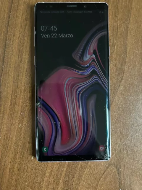 Samsung Galaxy Note 9 - 128GB - Tutto Funzionante