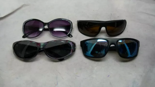 Lot of 4 - PIRANHA Assorted Sunglasses Various Colors, Models, Styles