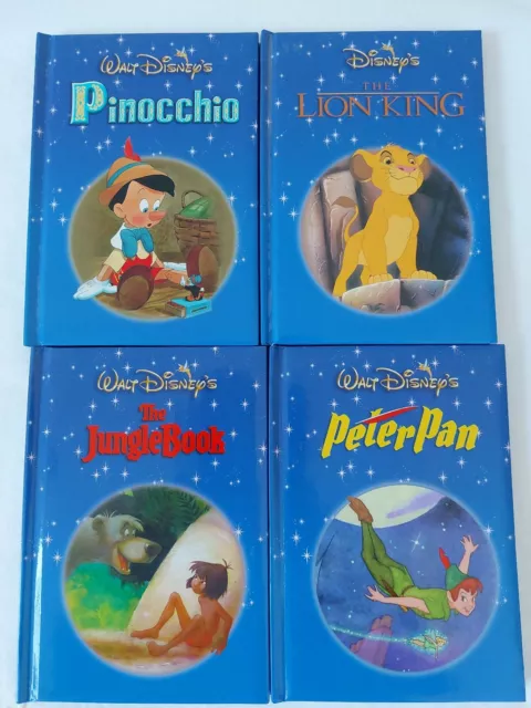 Walt Disney's Set-4 Hardcover Books -Peter Pan,Jungle Book,Pinocchio,Lion King