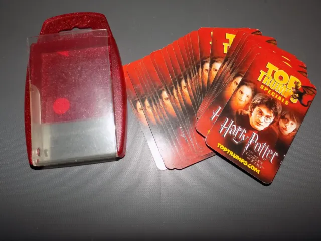 TOP TRUMPS The Goblet of Fire Original UK England Edition 29 Cards 1 Missing