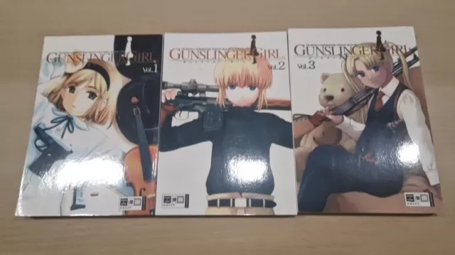 Gunslinger Girl Band 1-3 Deutsch Manga Egmont