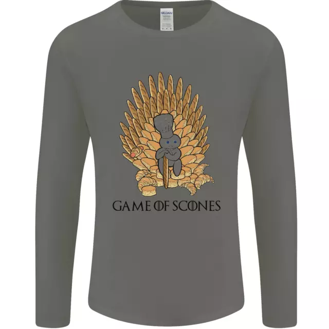 Game of Scones Funny Movie Parody GOT Mens Long Sleeve T-Shirt