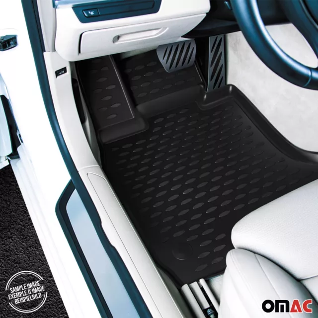 OMAC Gummimatten Fußmatten für VW Tiguan / Tiguan Allspace 2018-2024 TPE 4x 2