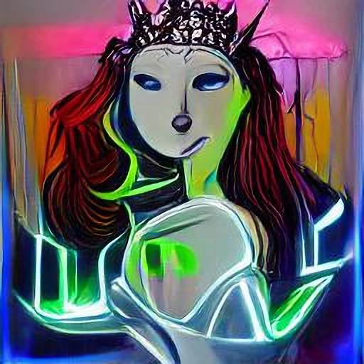 NFT ART "The King" by Aaustin Bornman