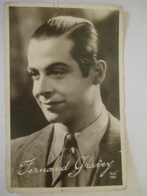 Cpa Photo Fernand Gravey Personnalite Acteur
