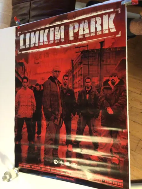 Linkin Park “Hybrid” original promo Poster 2002   18” x 24”