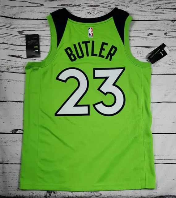 Nike Men's Jimmy Butler Minnesota Timberwolves Statement Swingman Jersey - Green L