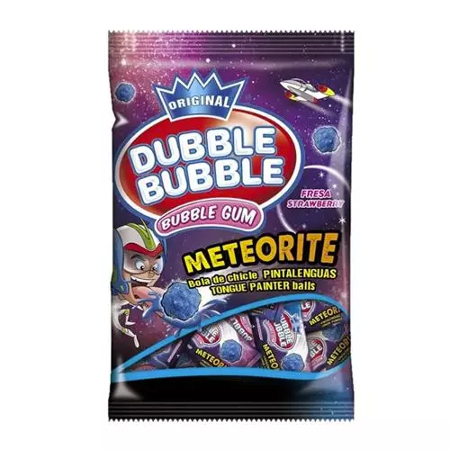 932884 1 X 85G Bag Dubble Bubble Meteorite Fresha Strawberry Bubble Gum Usa