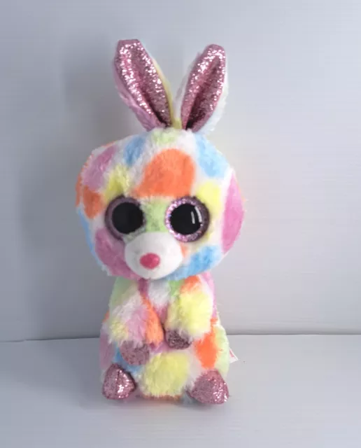 Ty Silk Beanie Boos Bloomy The Bunny Rabbit Plush Toy 20cm No Tags PP1