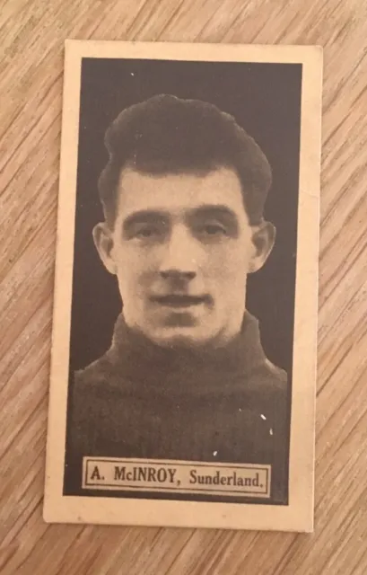 Sunderland Player Trade Card by Thomson 1927 This Years Top-Form Footballers