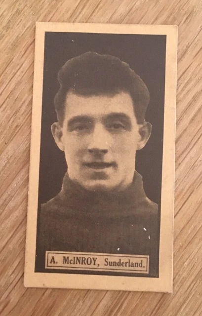 Sunderland Player Trade Card by Thomson 1927 This Years Top-Form Footballers