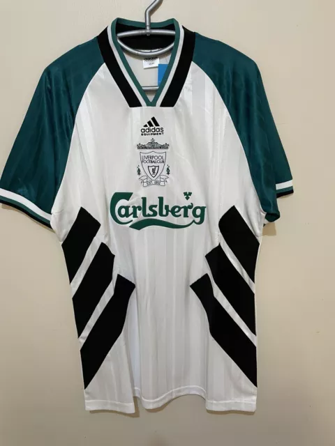 Liverpool white retro shirt sale