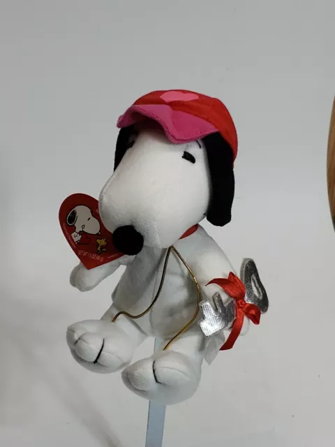 Whitmans Peanuts Snoopy Valentine Key to your heart UWT 6" Plush