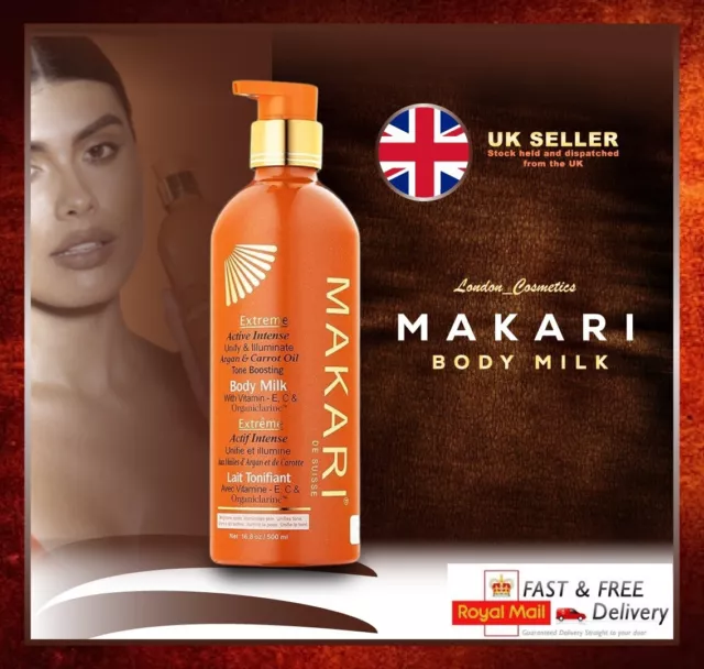 Makari Extreme Carrot & Argan Oil Skin Toning Milk - 500ml