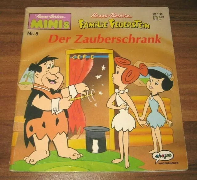 Familie Feuerstein Nr. 5 - Der Zauberschrank Ehapa 1993 Mini Comic Buch