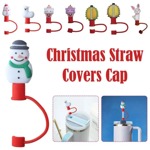 4Pcs Silicone Straw Tip Covers, Straw Covers Cap, Reusable Drinking Straw  Toppers, Silicone Straw Plugs, Cute Cloud Shape Straw Covers for 8mm Straws  