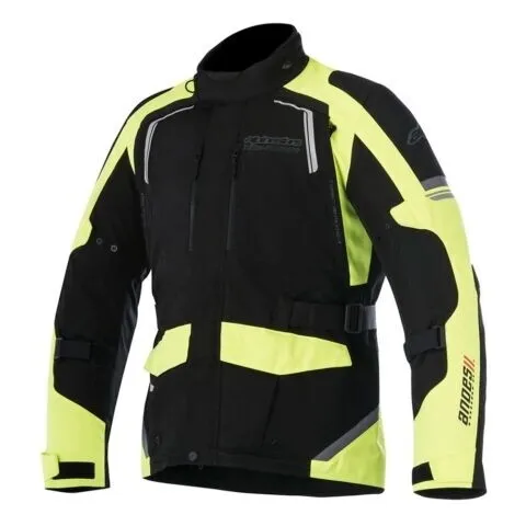 Alpinestars Andes v2 Drystar all weather waterproof Motorbike Jacket yellow