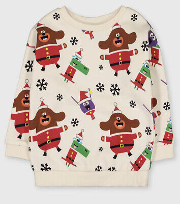 TU Hey Duggee Christmas Sweatshirt Jumper  3-4 Years