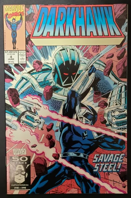 DARKHAWK Vol.1 # 4 June 1991 (Marvel Comics) 🍒 2
