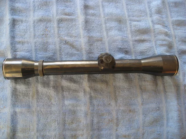 VINTAGE USA WEAVER Chailenger 4X RIFLE SCOPE 1" Tube-All Steel VINTAGE USA WEAVER Chailenger 4X RIFLE SCOPE 1" Tube-All Steel