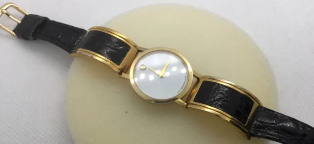 RARE Model Vintage Movado Womens Quartz Wrist Warch Working