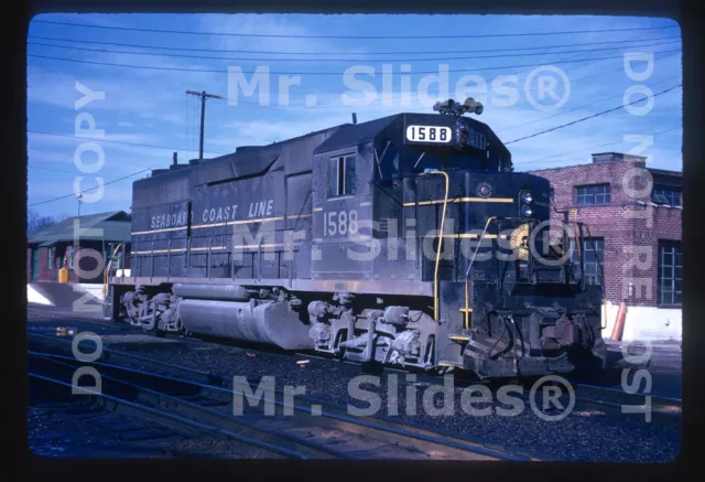 Original Slide SCL Seaboard Coast Line GP40 1588 Atlanta GA 1973