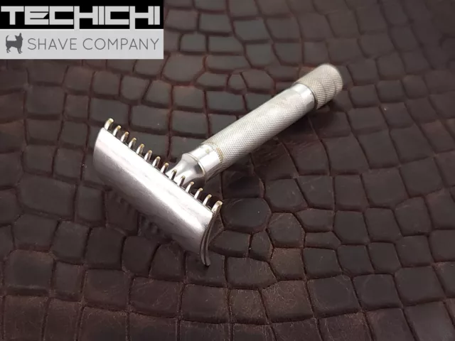 Gillette Single Ring Old Type Silver Vintage Double Edge Safety Razor