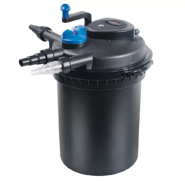 AquaOne Cpf 10000 Bio Filtre sous Pression pour Étang 12000l Avec 11 W Uvc Anti-