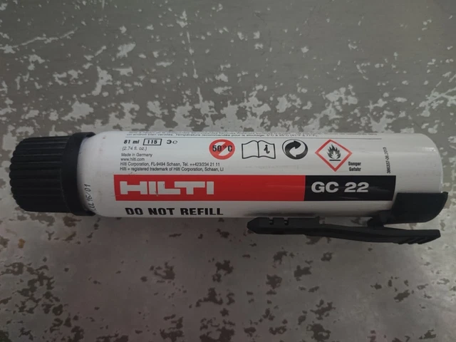GAZ HILTI GC 42 + 750 Clous ORIGINAL HILTI 14mm pour Cloueur HILTI GX 3