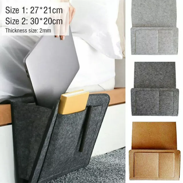 Filztasche Hängeaufbewahrung für Bett Sofa Flur Türgarderobe Wandorganizer Bag.