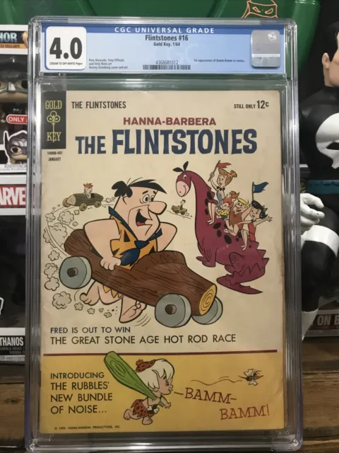 Flintstones 16 Cgc 4.0 1964 1st Appearance Of Bamm-Bamm Only 19 Total on census