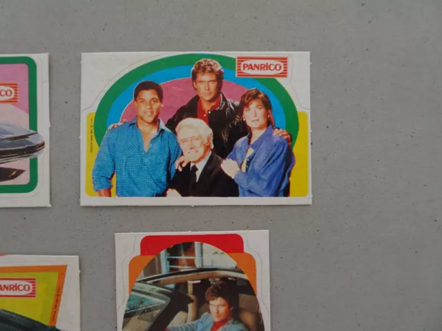 Lot of 4 stickers Knight Rider Panrico 3