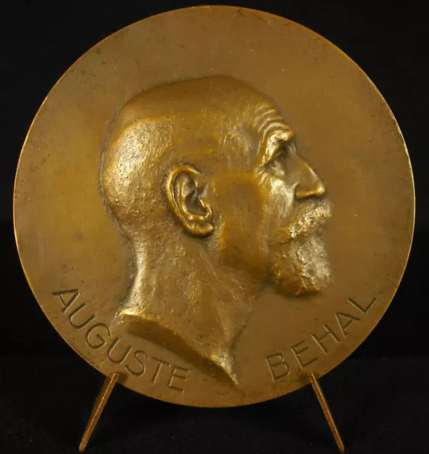 Medalla 1935 Auguste Behal Química Orgánico Farmacia Químico Farmacéutico Medal