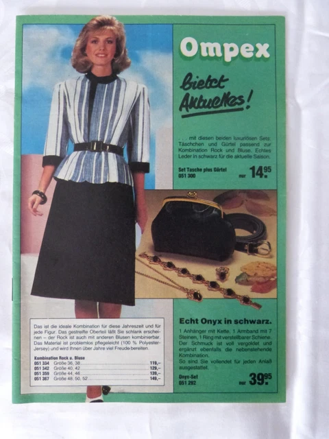 Auflösung:Fundzustand-Original kleiner  Ompex-Katalog -Vintage-Selten-