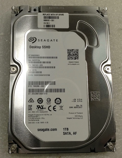 Avis - Disque dur Seagate BarraCuda 3.5 1TB SATA3