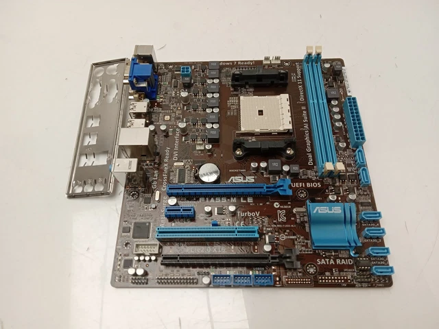 ASUS F1A55-M LE Socket FM1 DDR3 PCIe Micro ATX Motherboard With I/O ...