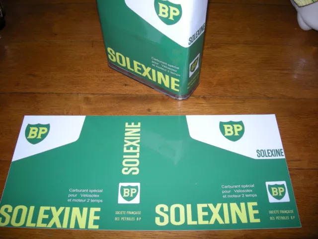 Solex  Autocollant  Pour Bidon Solexine Vert