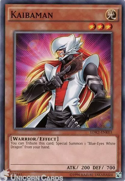 LDK2-ENK03 Kaibaman UNL edition Mint YuGiOh Card