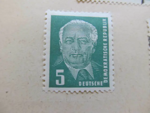 DDR Germany Democratic Republic 1952-53 5pf fine mh* stamp A11P7F64