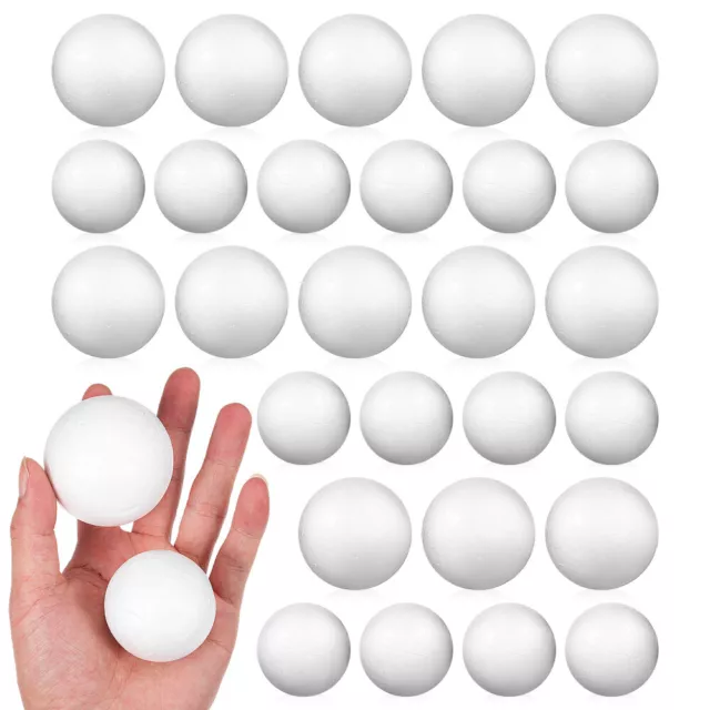 60 piezas bolas manualidades bola de espuma artículos escolares modelado