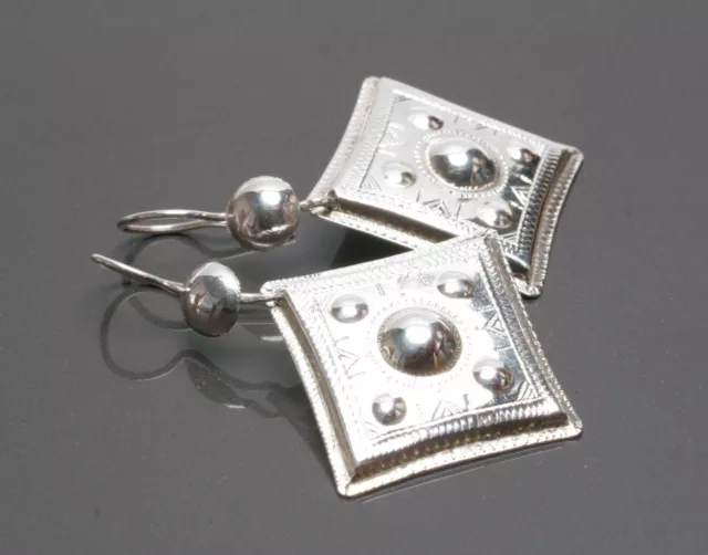 Beautiful Silver Tuareg Earrings - African Jewellery