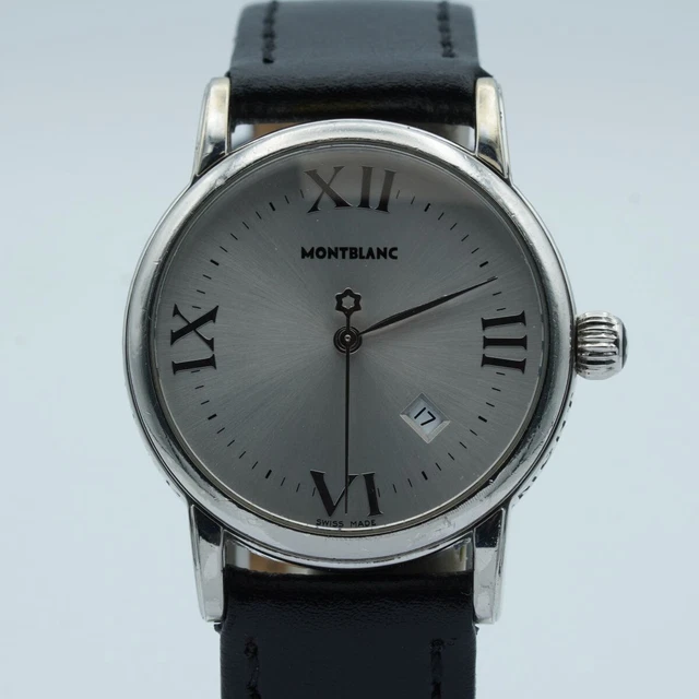 RELOJ DE DAMA Montblanc Star Quartz 7327 32MM Blanco En Excelente