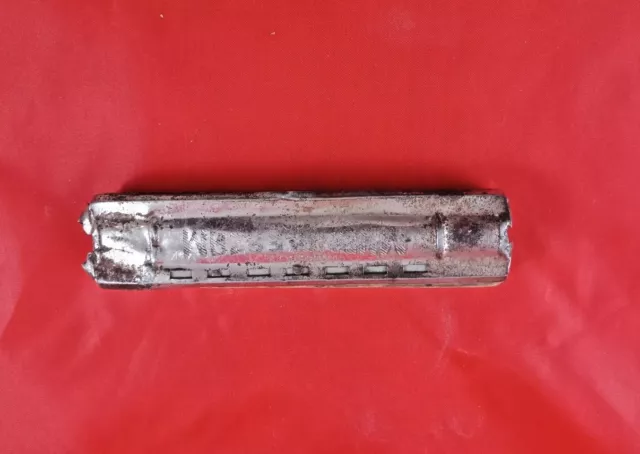 1960s Moghol - E - Azam Marqué Vieux Vintage Bois & Boite Bouche Orgue Harmonica
