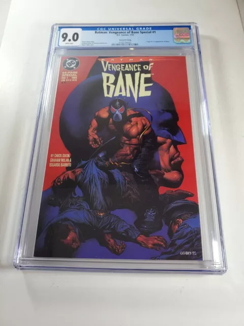 Batman Vengeance of Bane #1 CGC 9.0 2nd Print 1993 1st Bane DC Comics